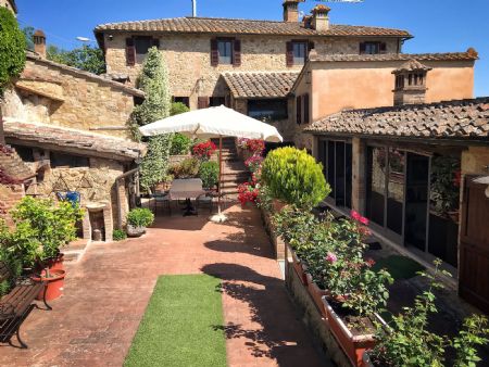 For Sale Farmhouse and Countryhouse MONTAGNOLA SIENESE -just 6 km from Sovicille (SI), a beautifully restored Tuscan farmhouse is for...