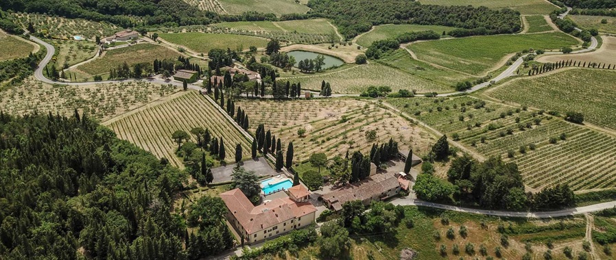 Vendita Casale/Rustico CASTELLINA IN CHIANTI (SI). Nel cuore del Chianti Classico, azienda agricola di 158,5 ha...