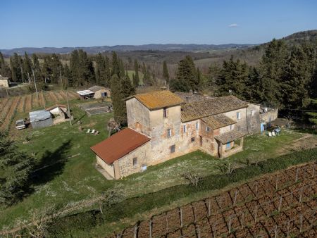 Vendita Azienda agricola MONTERIGGIONI (SI). Vendesi, azienda agricola di 55 ha (15 ha vigneto, 3 ha oliveto, 24 ha bosco,...